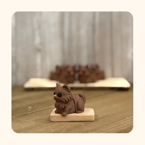 Fluffy Brown Cat — Toys